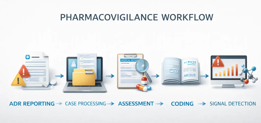 Pharmacovigilance workflow